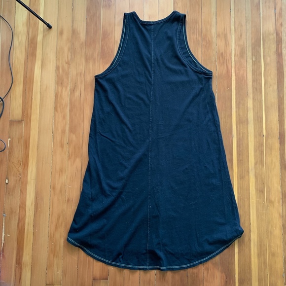 Zara black jersey tank dress M - Picture 3 of 4